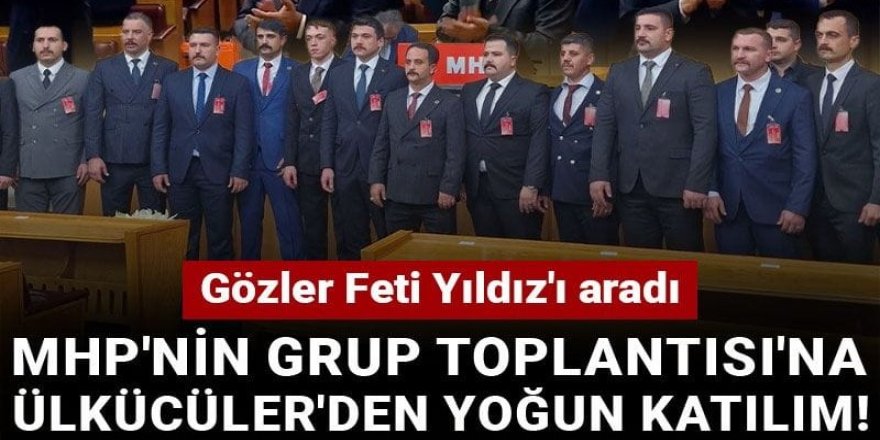 MHP'nin Grup Toplantısı'na Ülkücüler'den yoğun katılım!