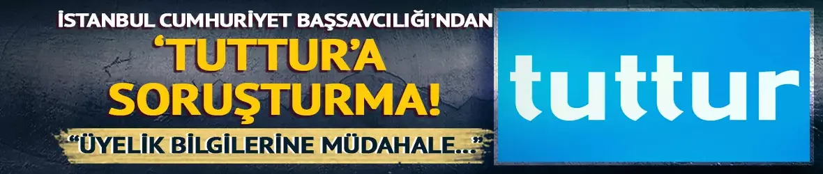 İstanbul Cumhuriyet Başsavcılığı sans oyunu sitesi Tuttur hakkında soruşturma başlattı