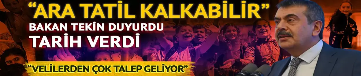 Okullarda ara tatil kalkıyor mu?