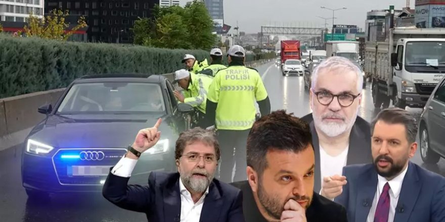 Çakarlı araç kullanan gazeteciler kimler?