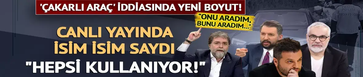 Çakarlı araç kullanan gazeteciler kimler?