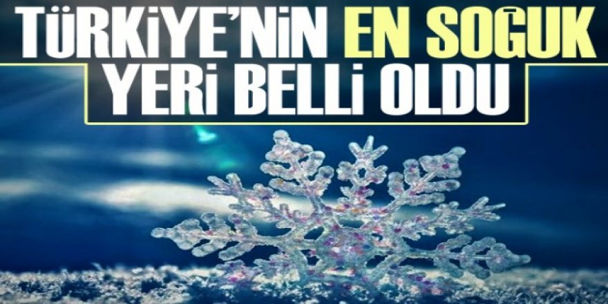 Türkiye'nin en soğuk yeri Erzurum