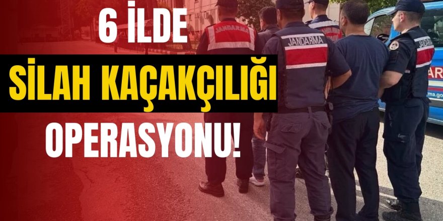 Erzurum ve 5 ilde silah kaçakçılığı operasyonu: 119 şüpheli yakalandı