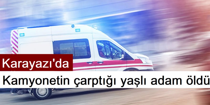 Karayazı'da Kamyonetin çarptığı yaşlı adam öldü