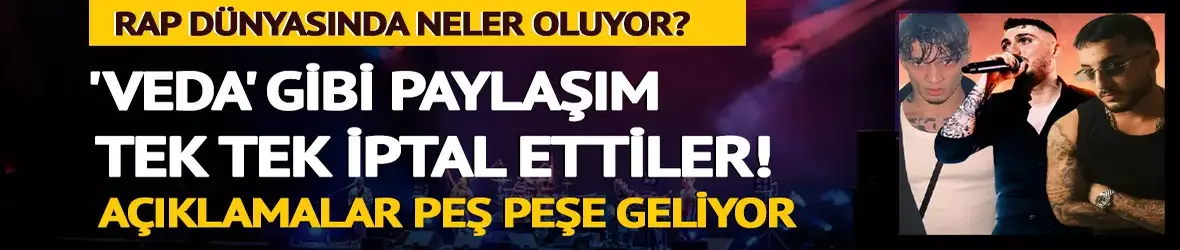 Ünlü rapçiler Blok3, Ati242, Çakal konserlerini tek tek iptal etti!