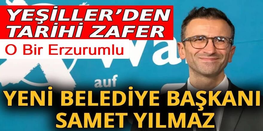 Almanya'da Türk kökenli Erzurumlu ikinci belediye başkanı