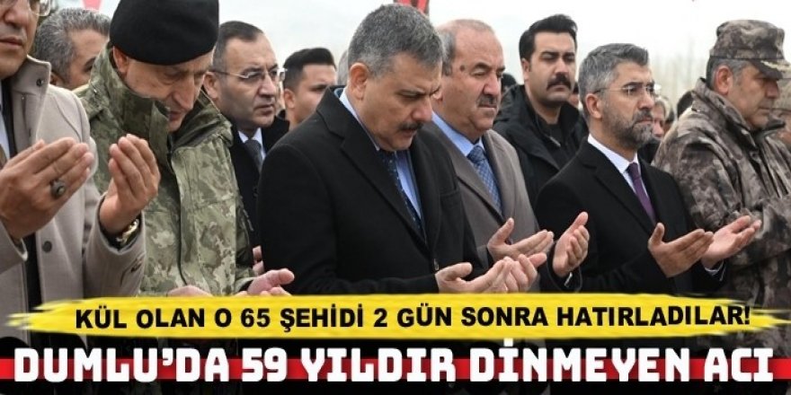 Erzurum Dumlu'da 59 yıldır dinmeyen acı
