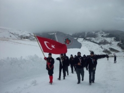 İzciler Allahuekber Şehitleri için yürüdü