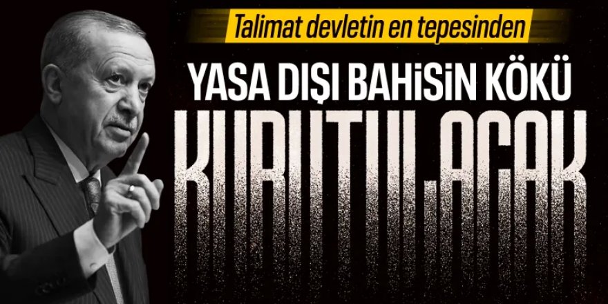 Erdoğan'dan Terörsüz Türkiye resti ve bahis talimatı