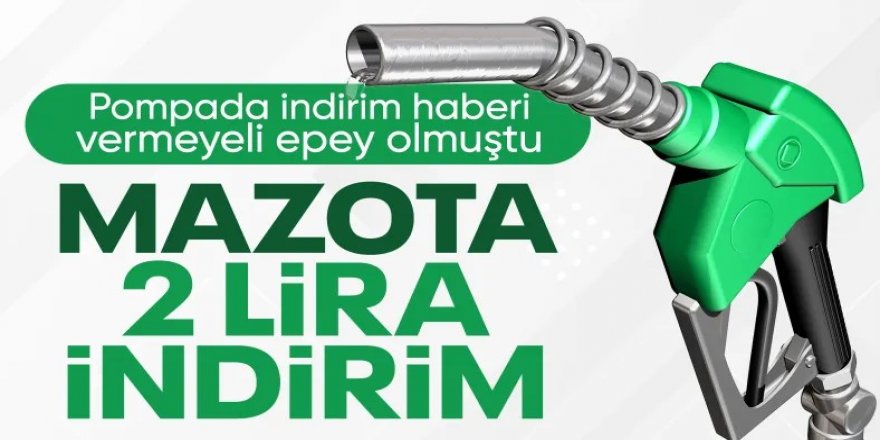 Motorine indirim yolda