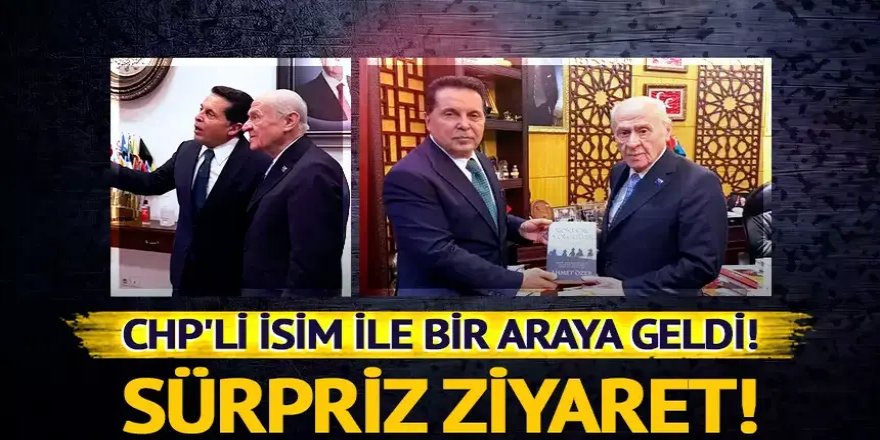 MHP Lideri Devlet Bahçeli, Ahmet Özer'i kabul etti!