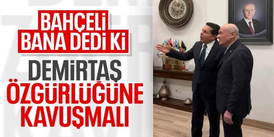 Bahçeli: Demirtaş bir an önce serbest kalmalı