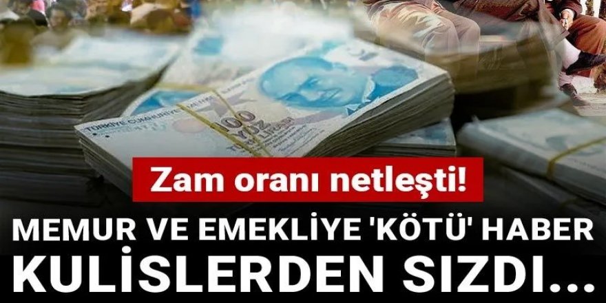 Memur ve emekliye 'kötü' haber kulislerden sızdı...
