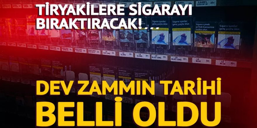 Tiryakilere bile sigarayı bıraktıracak! Zam geliyor: Fiyatlar değişecek