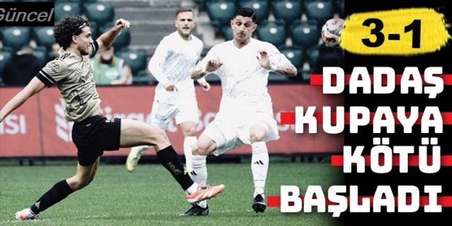 Erzurumspor FK, kupaya yenilgiyle başladı:3-1