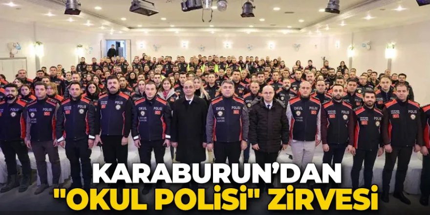 Karaburun, okul polisleriyle buluştu