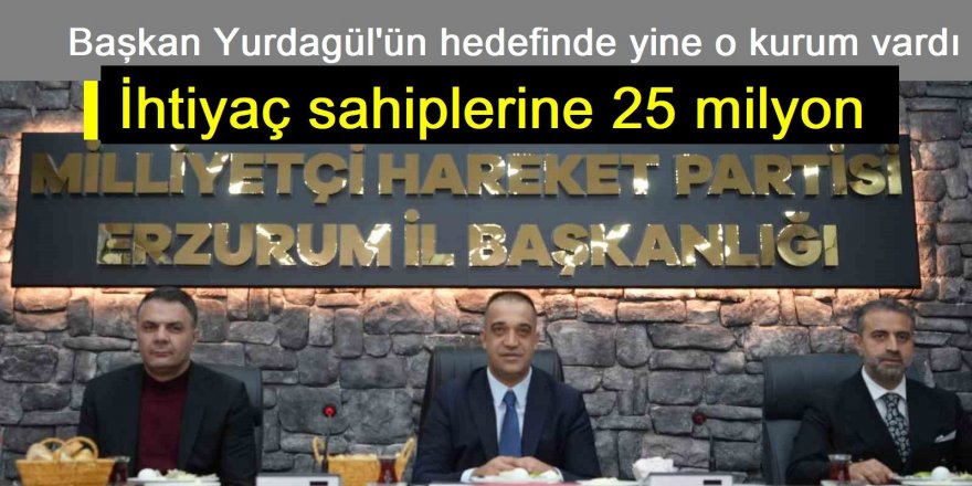 MHP İl Başkanı Adem Yurdagül'den 3. yıl toplantısı