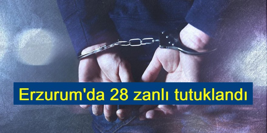 Erzurum'da 203 düzensiz göçmen yakalandı, 28 zanlı tutuklandı