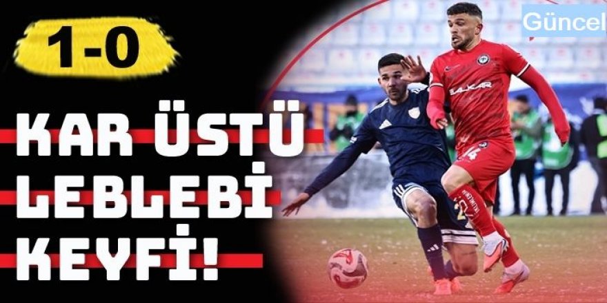 Erzurumspor FK, Çorum FK'yi evinde mağlup etti!