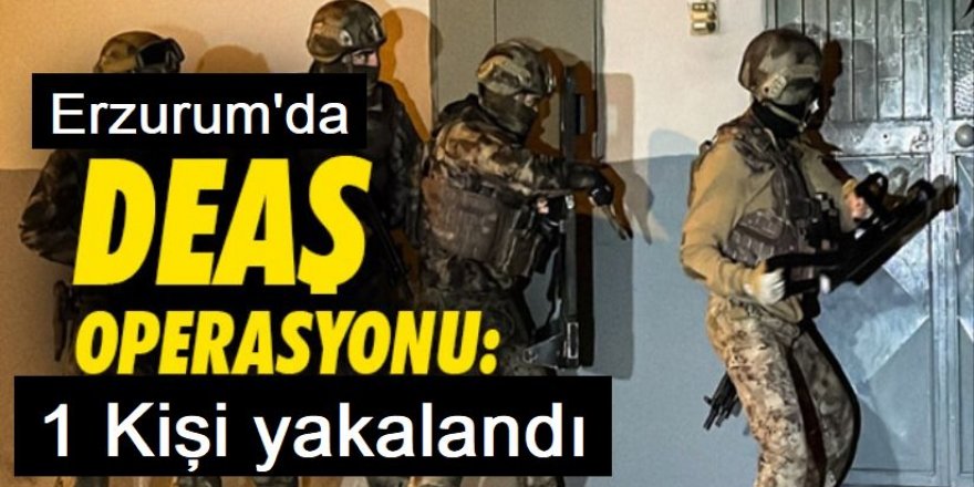 Erzurum'da DEAŞ Propagandası Yapan Kişi Tutuklandı