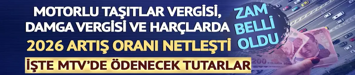 2026 MTV zam oranı belli oldu