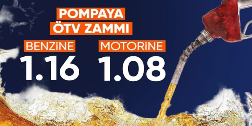 Benzin ve motorinin ÖTV tutarları yeniden belirlendi
