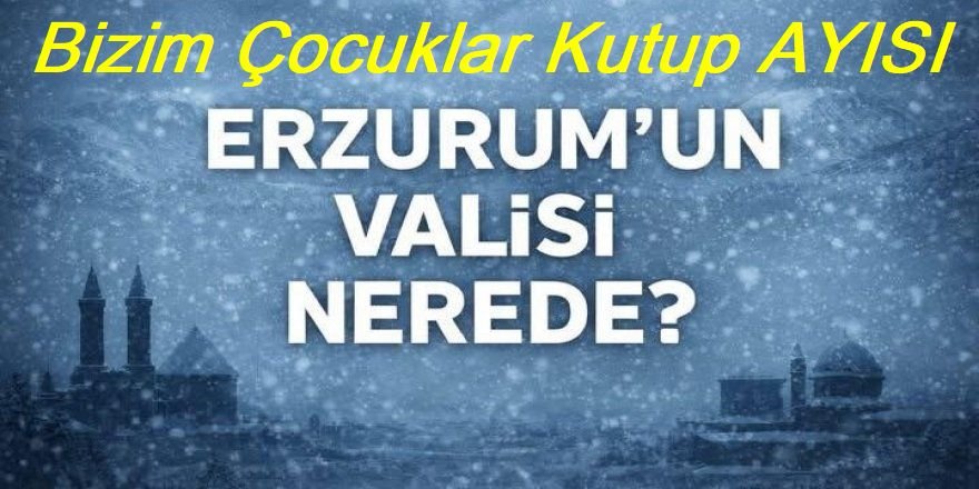 Erzurum’un Valisi Nerede?...