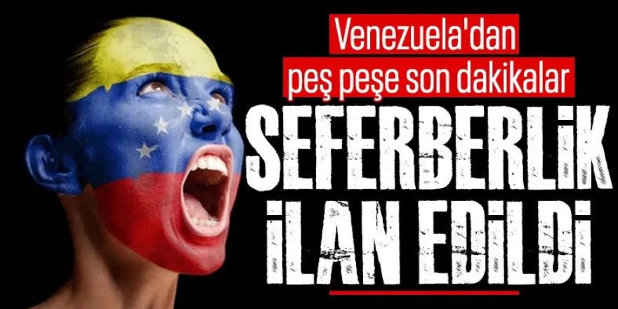 ABD Venezuela'yı bombaladığını doğruladı!