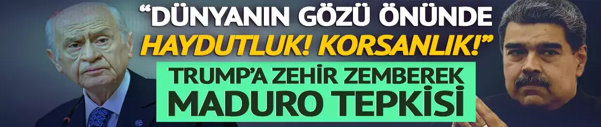 Maduro olayını Karayip Korsanları'na benzetti!