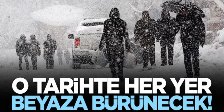 40 il için kar alarmı! O tarihlerde yer gök beyaza bürünecek