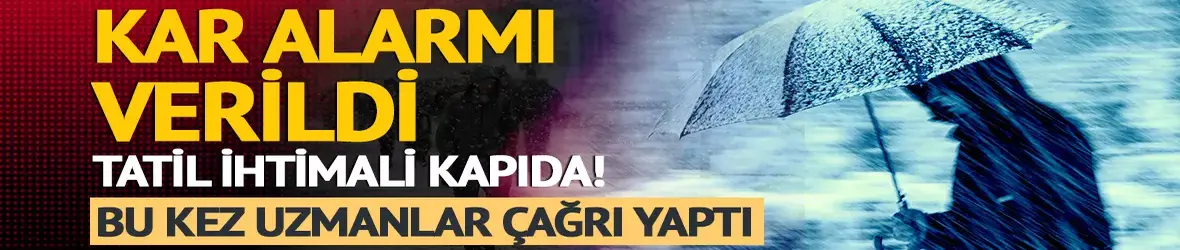 Kar yağışı uyarıları peş peşe geldi
