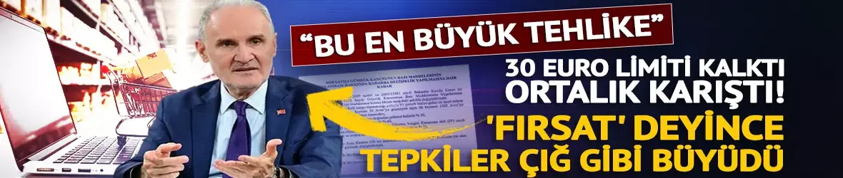 Yurt dışı alışverişinde 30 Euro limiti kaldırıldı