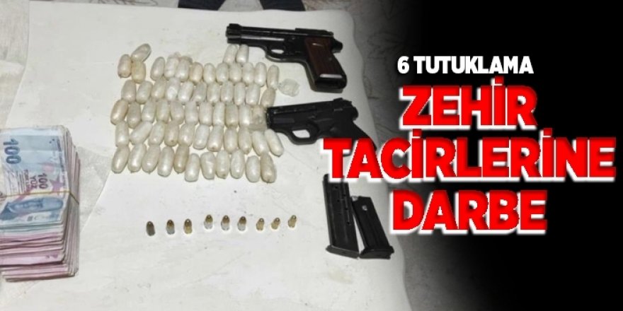 Erzurum'da Uyuşturucu operasyonunda 6 şüpheli yakalandı