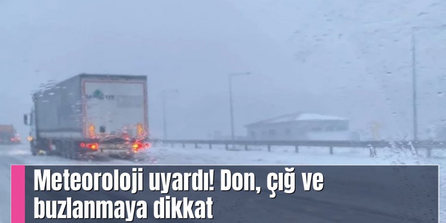 51 il için "sarı" uyarı: Fırtına, sağanak ve çığ tehlikesine dikkat