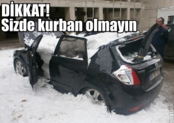 Arabaları hurdaya çevirdi!