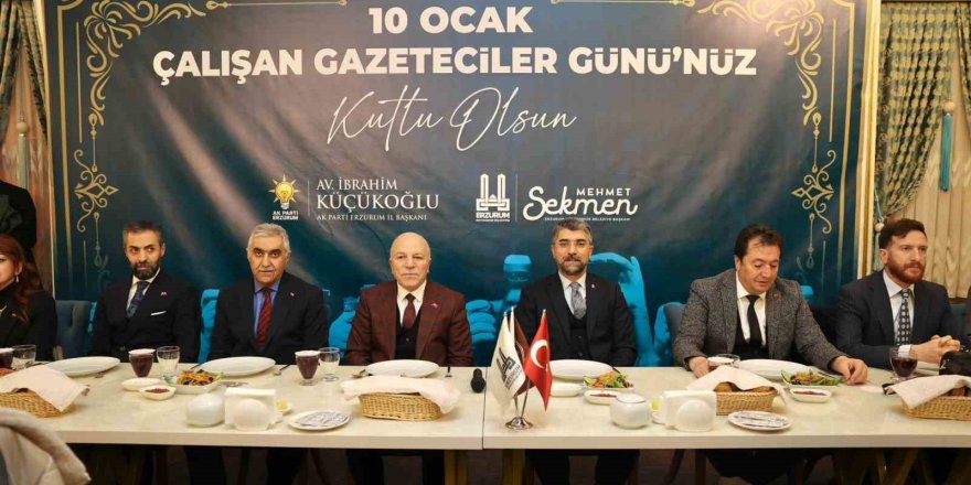 Sekmen ve Küçükoğlu medyayı ağırladı