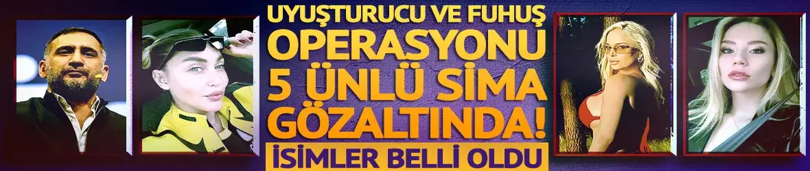Uyuşturucu ve fuhuş operasyonu!