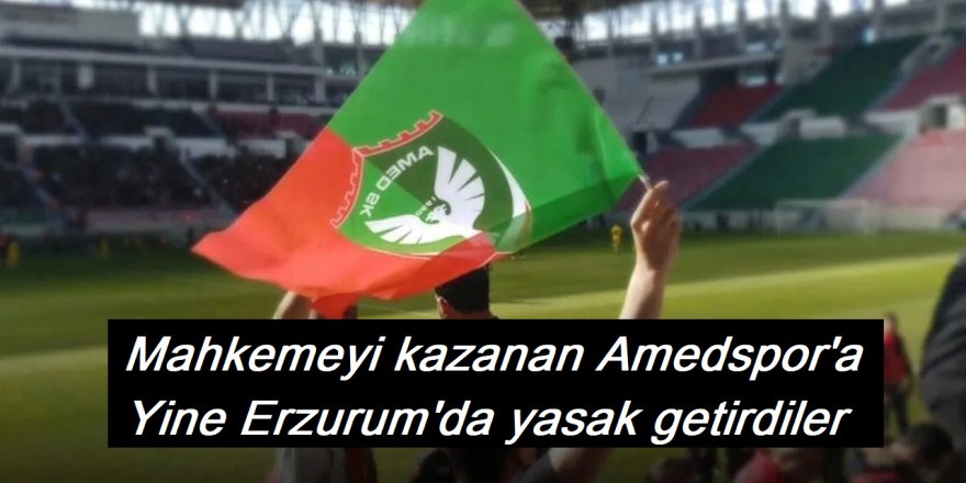 Mahkemeyi kazanan Amedspor'a yine yasak getirdiler