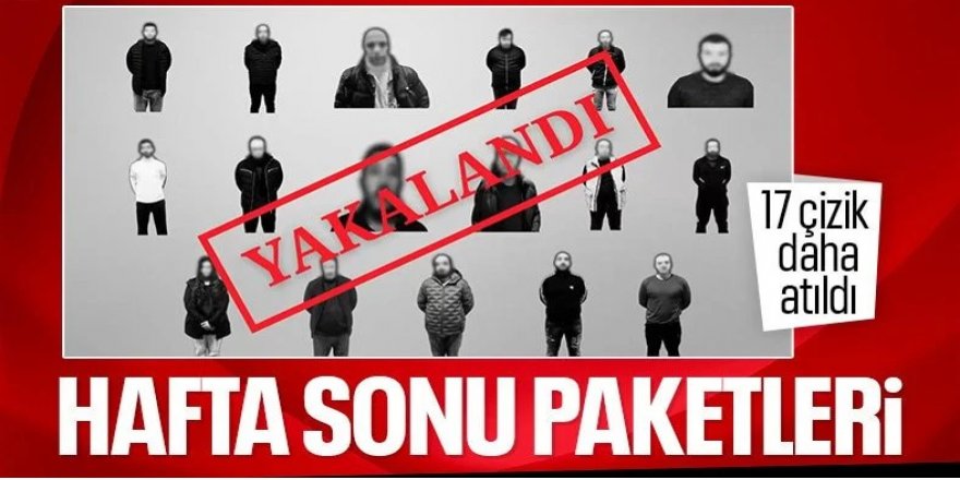 Kırmızı bülten ve kırmızı difüzyonla aranan 17 suçlu yakalandı