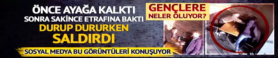 Yine genç yine bıçaklama!