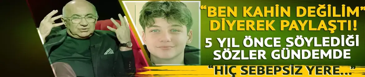 Arif Verimli 'Ben kâhin değilim' diyerek paylaştı!