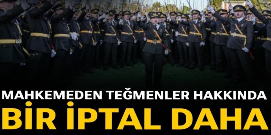 Kılıçlı yeminde mahkemeden bir iptal daha: Teğmenin disiplin cezası kaldırıldı