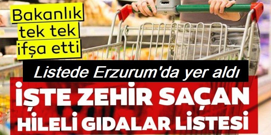 Bakanlık listesinden yine aynı isim çıktı: Listede Erzurum'da var