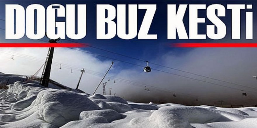 Doğu buz tuttu: Donuyoruz