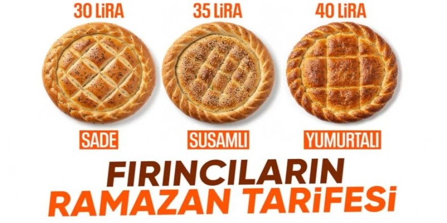 Türkiye genelinde Ramazan pidesi fiyatı belli oldu