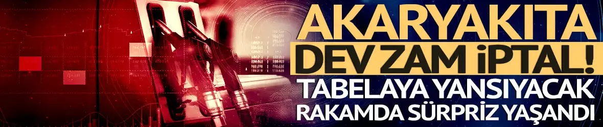 Motorinde dev zam iptal oldu