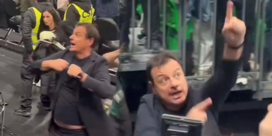 Ergin Ataman'ın Yunan taraftarlara hareketi olay yarattı