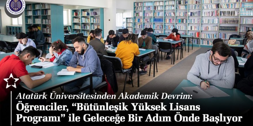 Atatürk Üniversitesinden Akademik Devrim