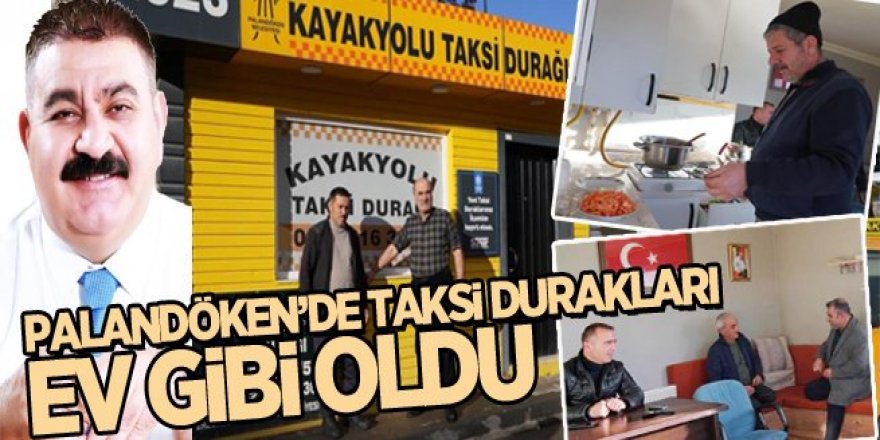 Palandöken’de taksi durakları sıcak yuvaya dönüştü