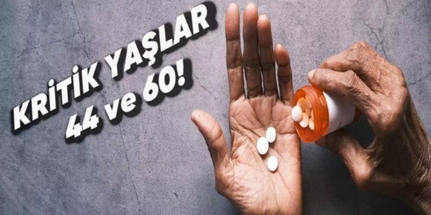 Yaşlanmanın iki kritik durağı belirlendi: 44 ve 60